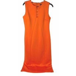 Enfocus Studios Women's Sleeveless Party Dress Orange Size 6